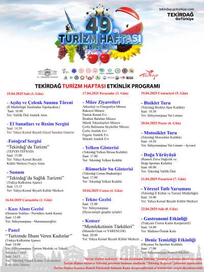 Tekirdağ Turizm Haftası